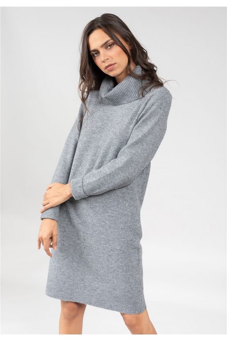 Robe pull laine femme