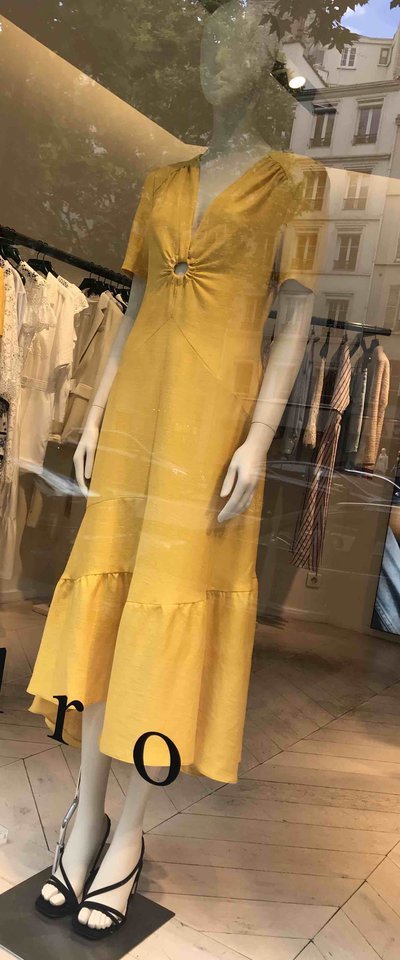 Sandro robe jaune