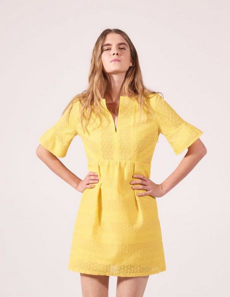 Sandro robe jaune