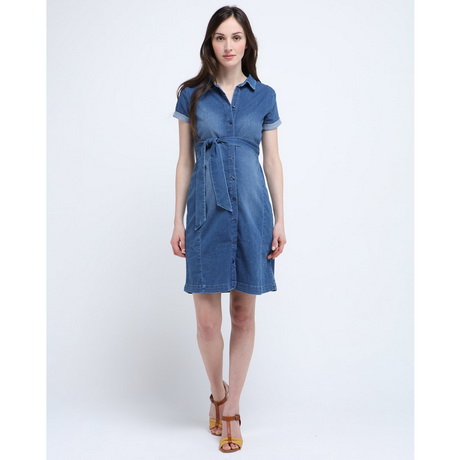 Robe de grossesse en jean