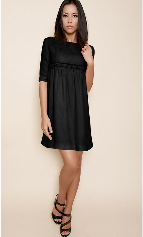 Robe droite noir