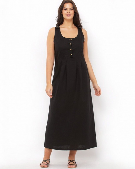 Robe longue noir ete