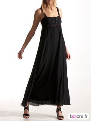 Robe longue noir été