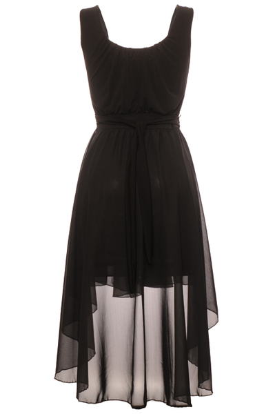 Robe noir voile