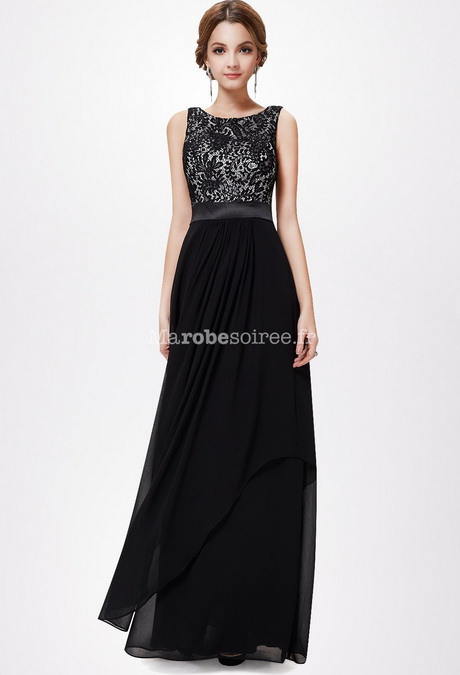 Robe noire fete