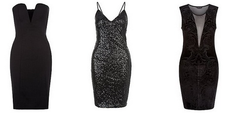 Robe noire pour les fetes