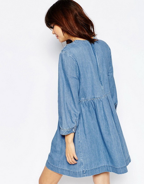 Robe tunique en jean