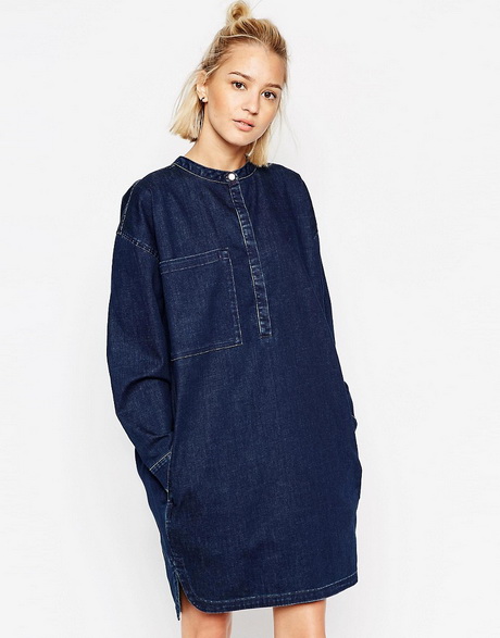 Robe tunique en jean