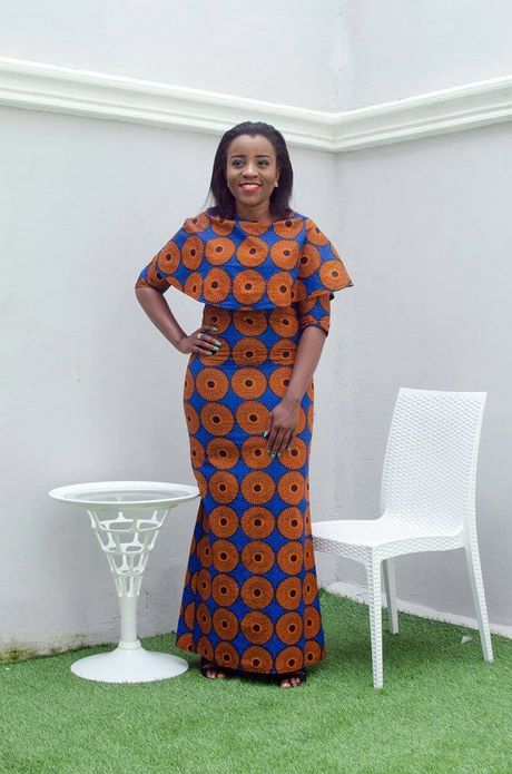 Modele robe wax africain