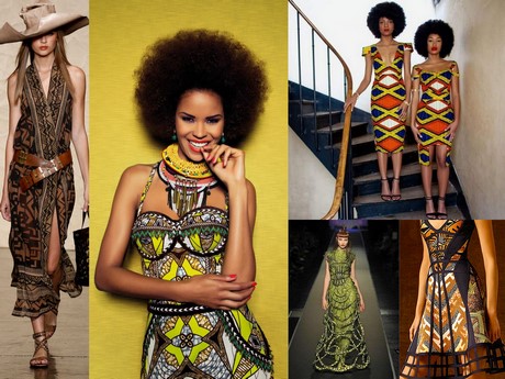 Modeles robes tissus africains