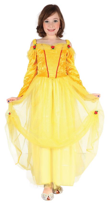 Princesse robe jaune