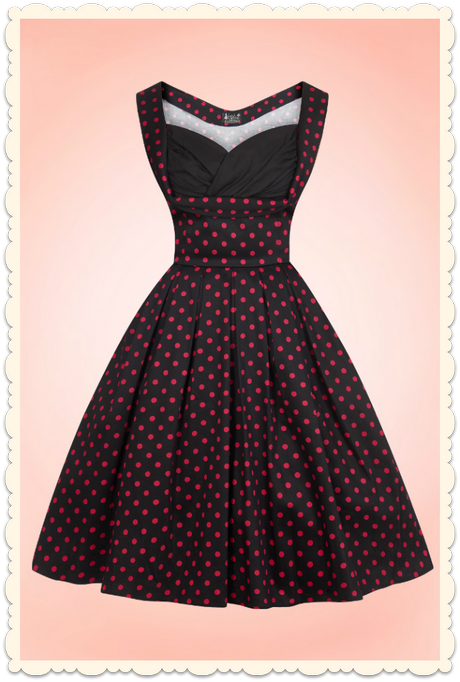 Robe à pois pin up