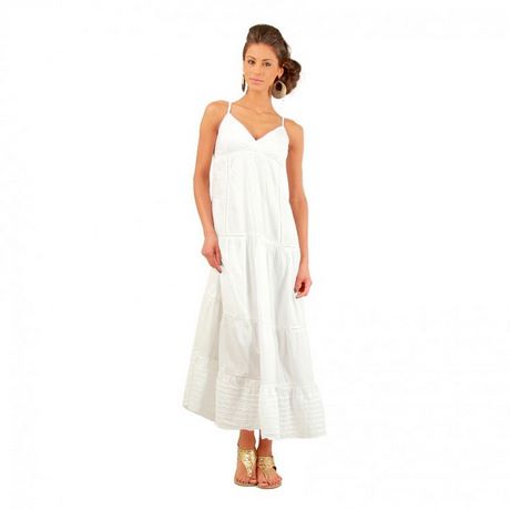 Robe blanche ete longue