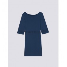 Robe bleu fluide