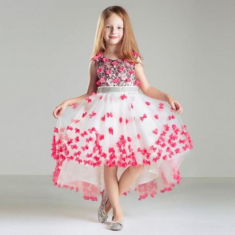 Robe courte devant longue derriere enfant