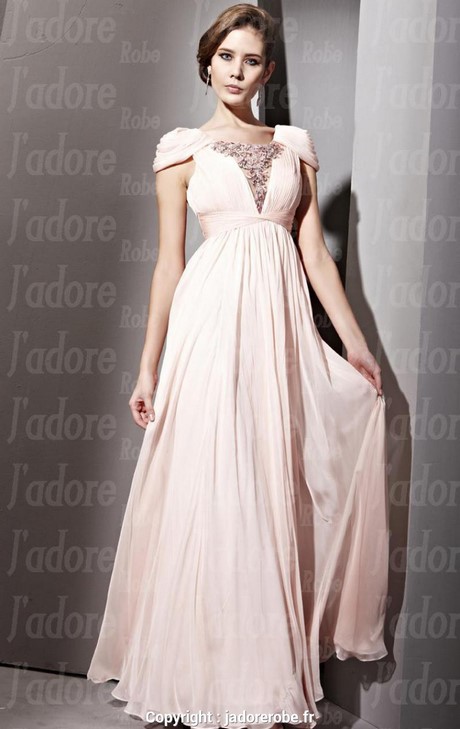 Robe courte empire