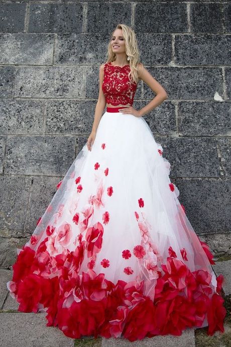 Robe de fiancaille rouge