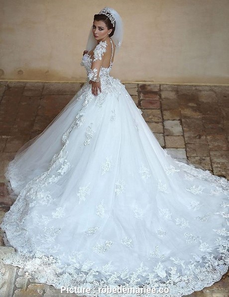 Robe de princesse avec traine