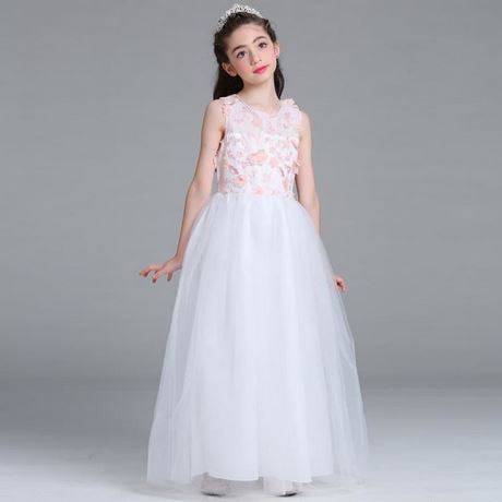 Robe de princesse fille rose