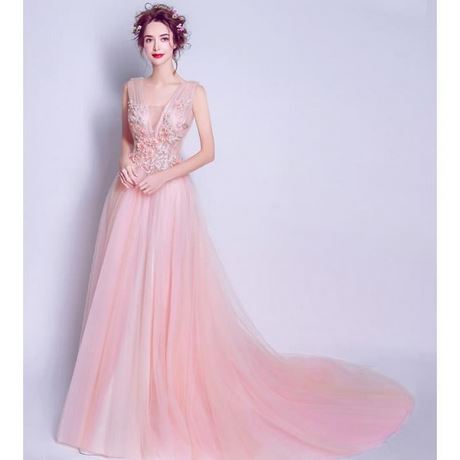 Robe de princesse rose femme