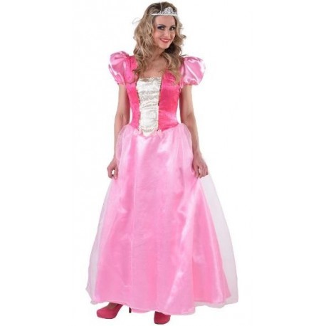 Robe de princesse rose femme