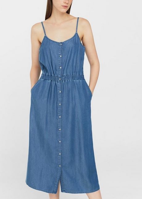 Robe denim tencel