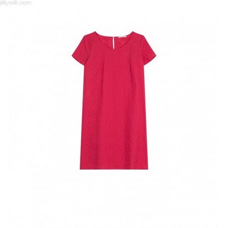 Robe droite fushia