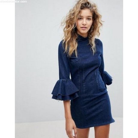 Robe effet jean