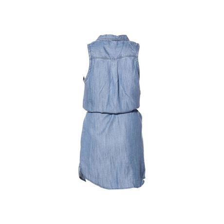 Robe en jean avec ceinture