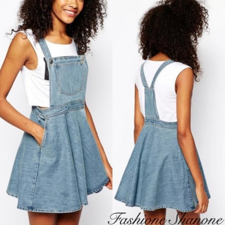 Robe en jean denim