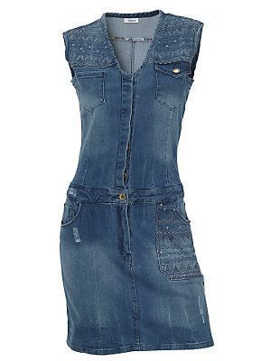 Robe en jean denim