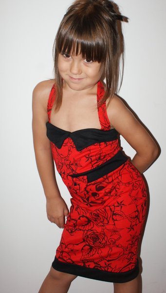 Robe enfant pin up