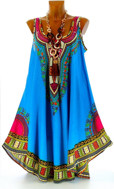 Robe été turquoise