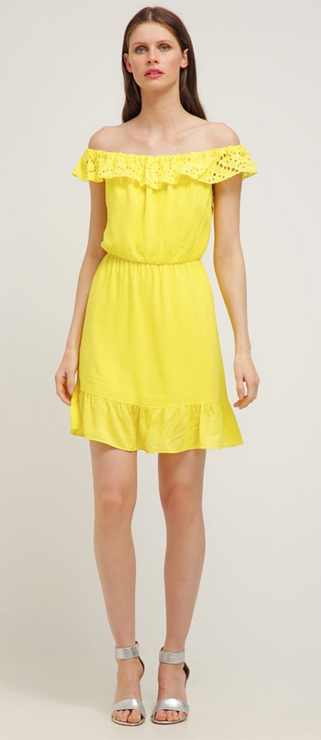 Robe fluide jaune