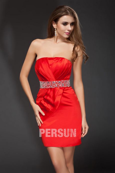 Robe habillée rouge pour mariage