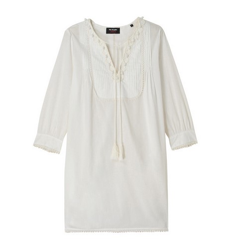 Robe jean blanc