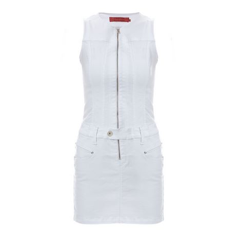 Robe jean blanc