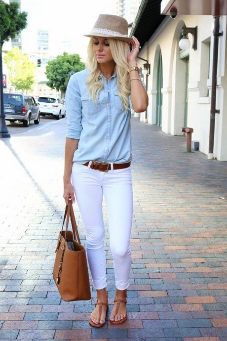 Robe jean blanc