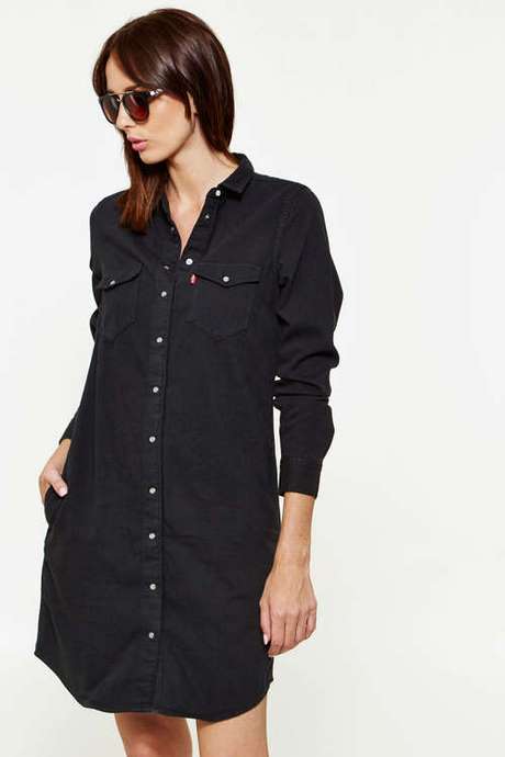 Robe jean noir