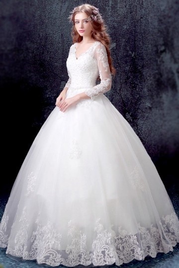 Robe mariée dentelle princesse