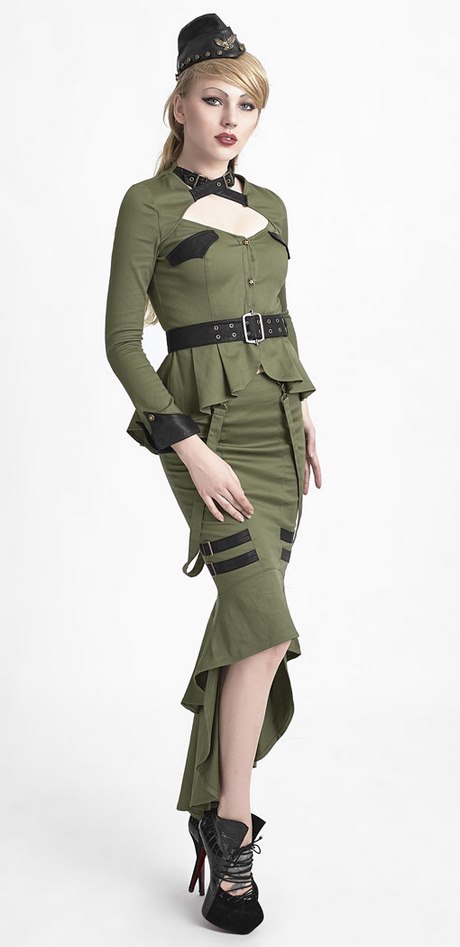 Robe militaire pin up