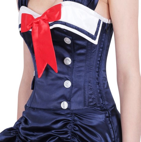 Robe navy pin up