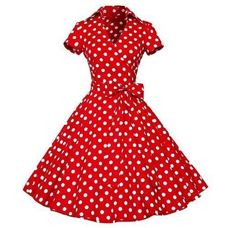 Robe pin up à pois