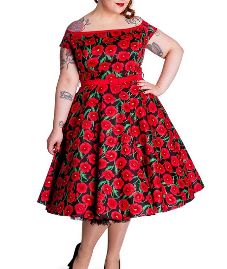 Robe pin up fleur