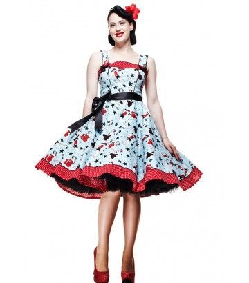 Robe pin up gothique