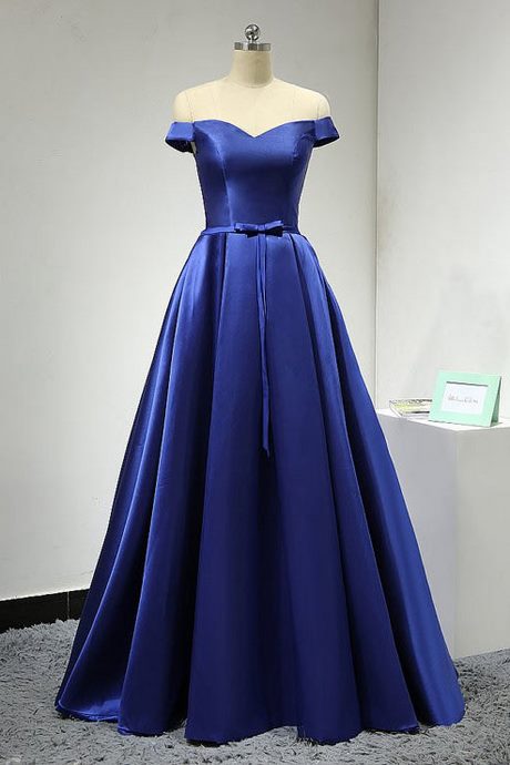 Robe princesse bleu roi