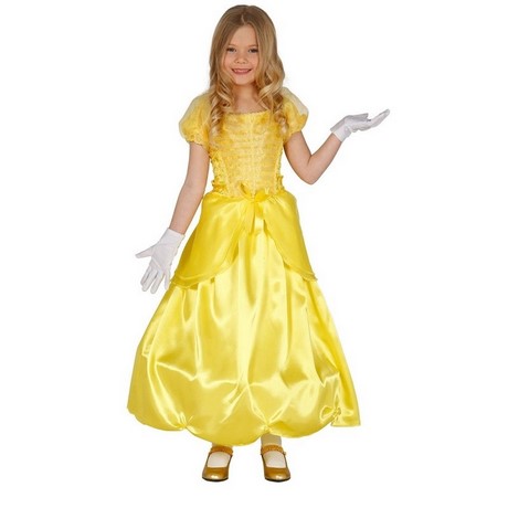 Robe princesse jaune