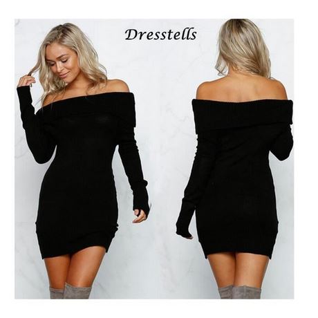 Robe pull longue femme