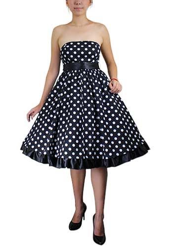 Robe rockabilly pois