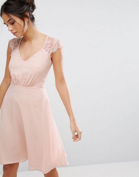 Robe rose de mariage